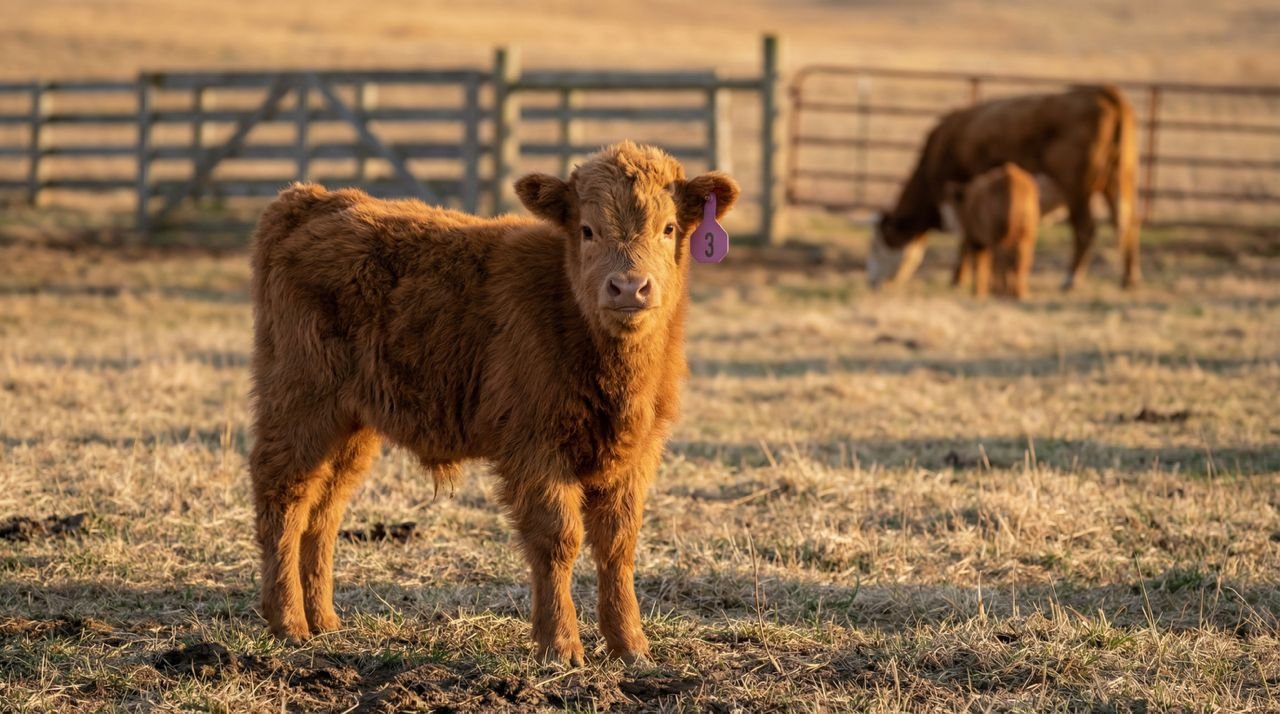Bonnie the Mini Highland heifer